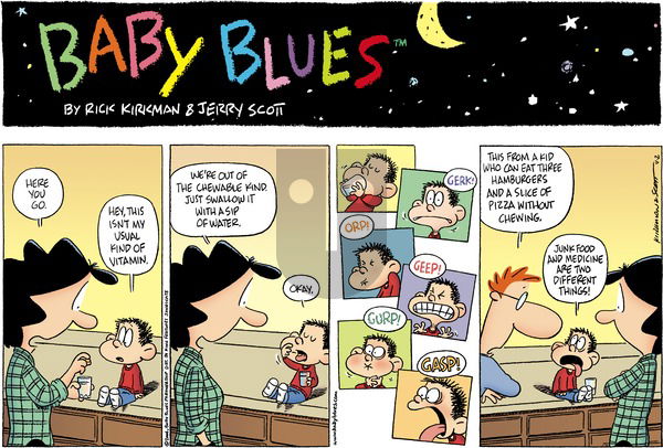 Baby Blues on Sunday April 2, 2006 Comic Strip