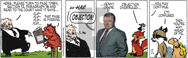 Over the Hedge on Wednesday October 17, 2012 Comic Strip