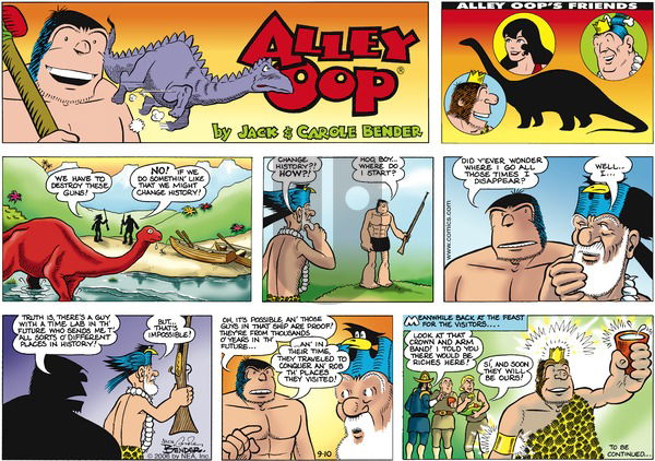 Alley Oop on Sunday September 10, 2006 Comic Strip