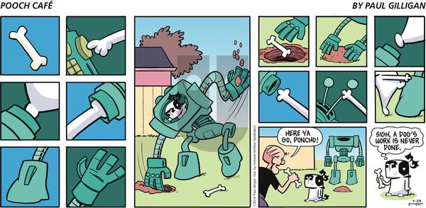 Pooch Cafe on Sunday July 29, 2018 Comic Strip
