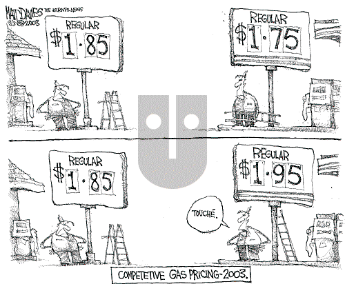 Matt Davies on Sunday November 30, 2003 Comic Strip