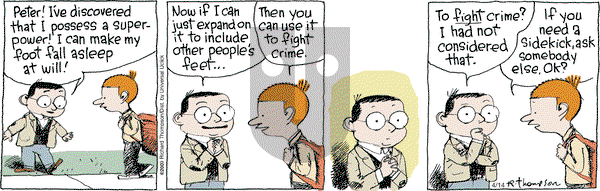 Cul de Sac on Monday April 14, 2014 Comic Strip