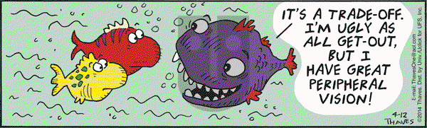 Frank and Ernest on Saturday April 12, 2014 Comic Strip