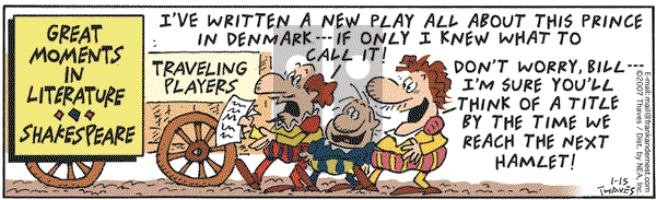 Frank and Ernest on Monday January 15, 2007 Comic Strip