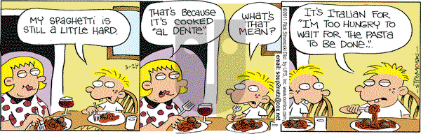 Soup to Nutz - Old on Thursday March 24, 2011 Comic Strip