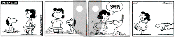 Peanuts on Saturday April 4, 1959 Comic Strip