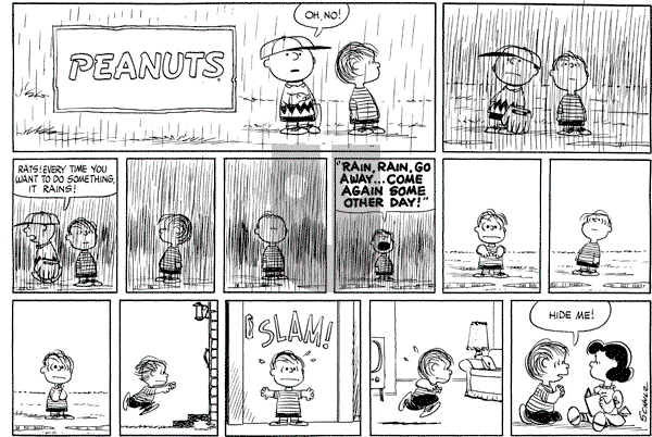 Peanuts - Sunday August 21, 1960 Comic Strip