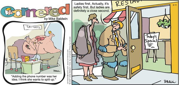 Cornered on Sunday February 11, 2007 Comic Strip