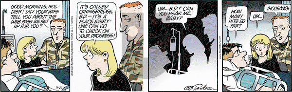 Doonesbury on Saturday November 22, 2025 Comic Strip