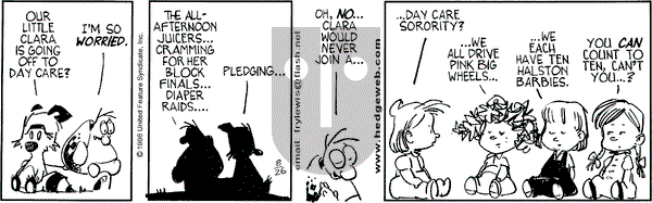 Over the Hedge on Thursday August 27, 1998 Comic Strip