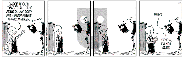 Cow and Boy Classics on Friday January 26, 2007 Comic Strip