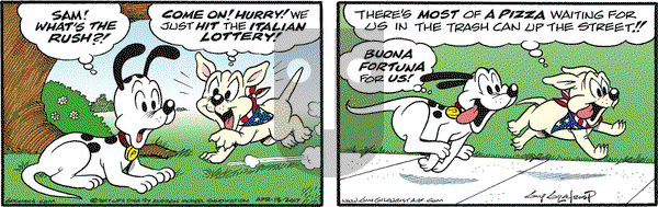Nancy on Thursday April 13, 2017 Comic Strip