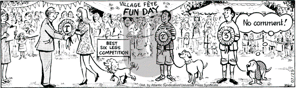 Fred Basset on Saturday July 25, 2009 Comic Strip