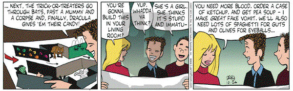 Luann on Wednesday October 24, 2007 Comic Strip