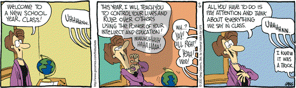 The Buckets on Monday September 12, 2011 Comic Strip