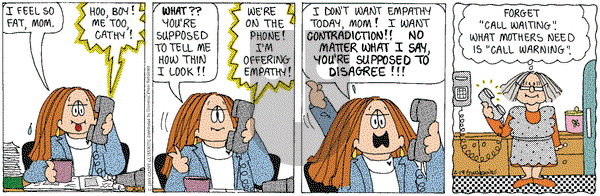 Cathy Classics on Friday February 19, 1999 Comic Strip