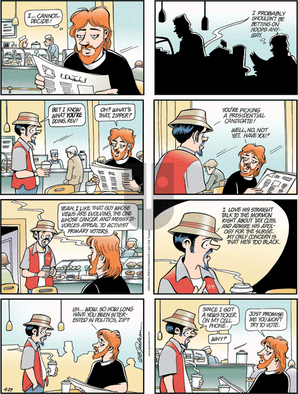 Doonesbury - Sunday April 29, 2007 Comic Strip