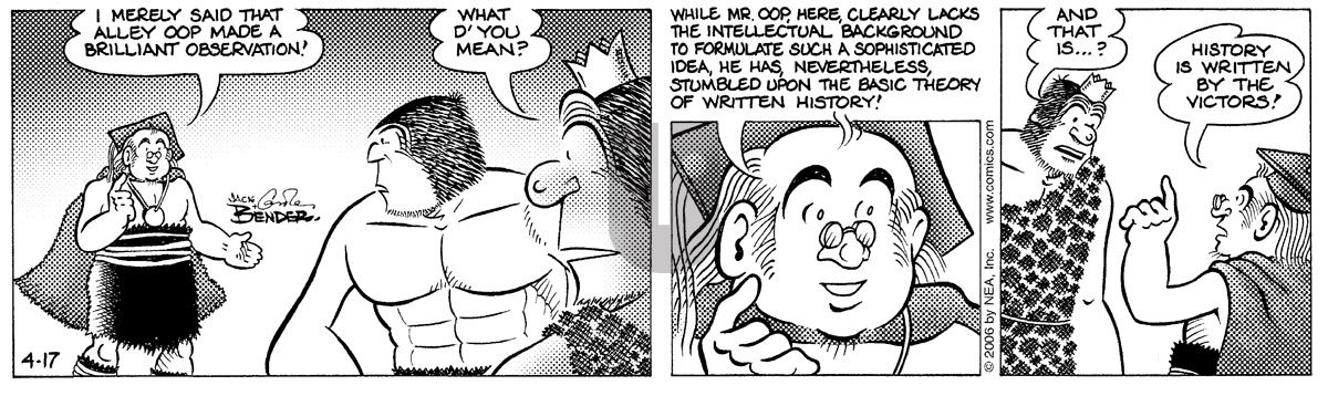 Alley Oop - Monday April 17, 2006 Comic Strip