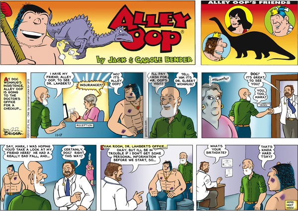 Alley Oop on Sunday November 17, 2013 Comic Strip