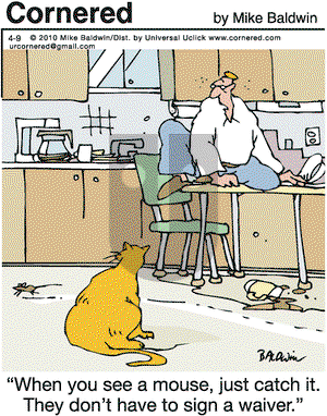 Cornered on Friday April 9, 2010 Comic Strip