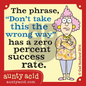 Aunty Acid on Saturday October 22, 2016 Comic Strip