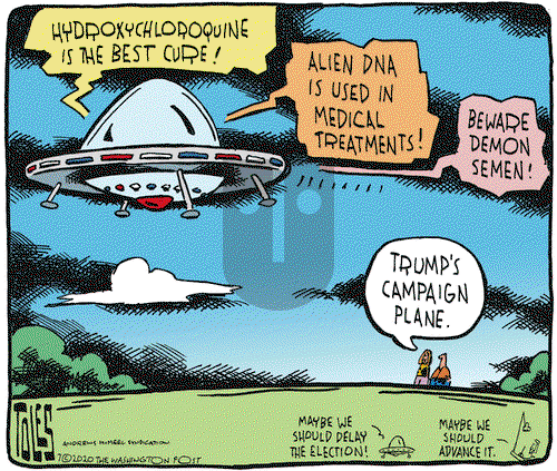 Tom Toles on Friday July 31, 2020 Comic Strip