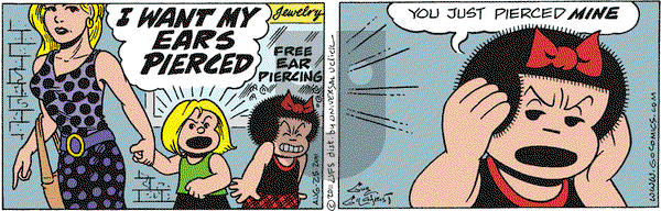 Nancy on Thursday August 25, 2016 Comic Strip