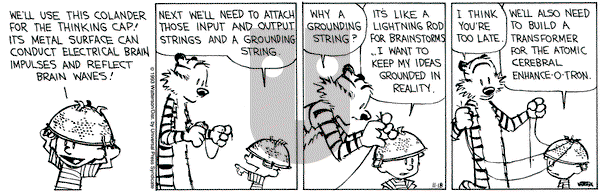 Calvin and Hobbes on Thursday November 18, 1993 Comic Strip