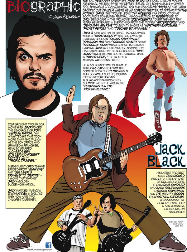 Biographic on Sunday October 13, 2013 Comic Strip