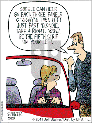 Moderately Confused on Monday February 28, 2011 Comic Strip