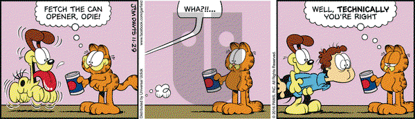 Garfield on Tuesday November 29, 2016 Comic Strip