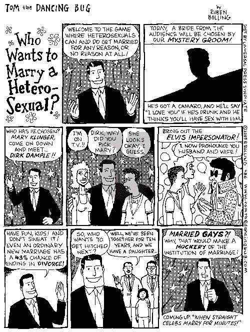 Tom the Dancing Bug on Saturday March 11, 2000 Comic Strip