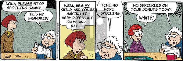 Lola on Wednesday December 14, 2016 Comic Strip