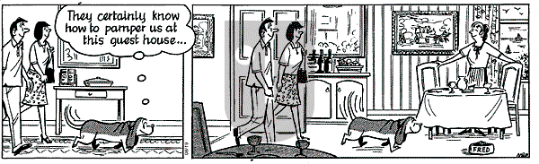 Fred Basset on Tuesday August 19, 2003 Comic Strip