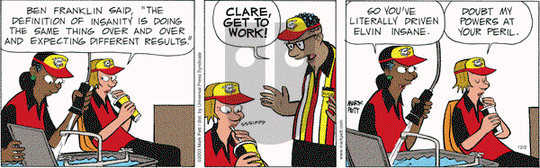 Lucky Cow on Tuesday December 2, 2003 Comic Strip