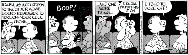 Drabble on Friday June 13, 2003 Comic Strip