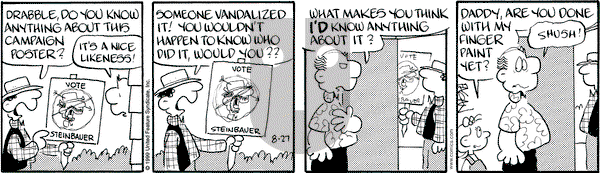 Drabble on Friday August 27, 1999 Comic Strip