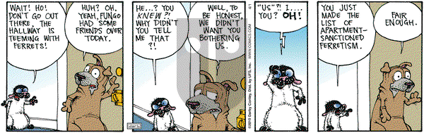 Get Fuzzy on Thursday April 1, 2010 Comic Strip