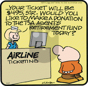 Ziggy on Thursday November 7, 2013 Comic Strip