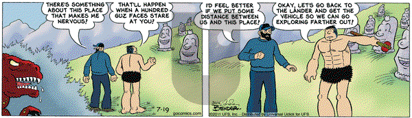 Alley Oop on Tuesday July 19, 2011 Comic Strip