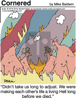 Cornered on Saturday September 25, 2010 Comic Strip