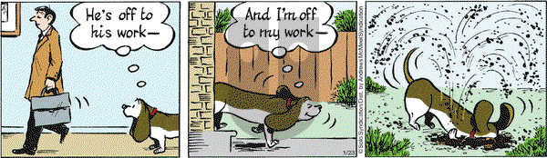 Fred Basset on Thursday January 23, 2020 Comic Strip