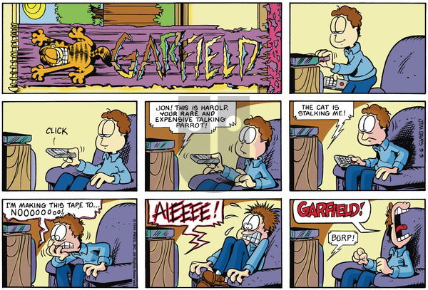 Garfield on Sunday March 3, 1996 Comic Strip