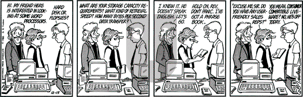 Doonesbury - Wednesday December 15, 1982 Comic Strip