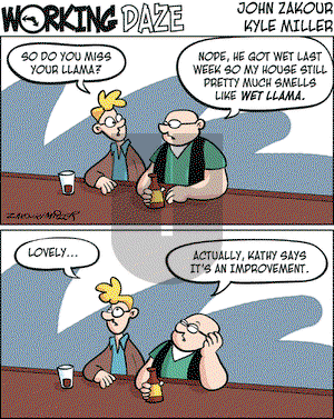 Working Daze on Saturday July 21, 2007 Comic Strip