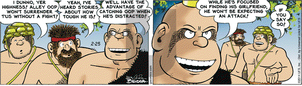Alley Oop on Tuesday February 25, 2014 Comic Strip