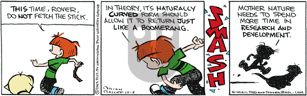 Red and Rover on Wednesday October 8, 2003 Comic Strip