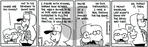 FoxTrot on Thursday February 18, 1999 Comic Strip