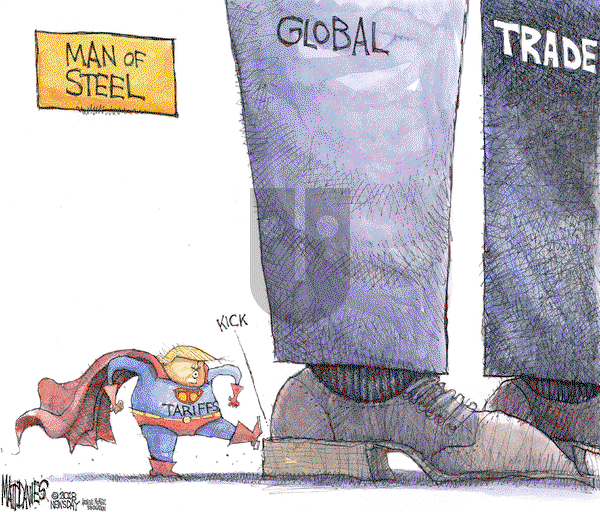 Matt Davies on Thursday March 8, 2018 Comic Strip