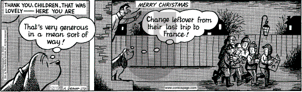 Fred Basset on Thursday December 19, 2002 Comic Strip